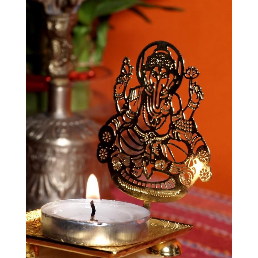 Ganesh tea light deals holder